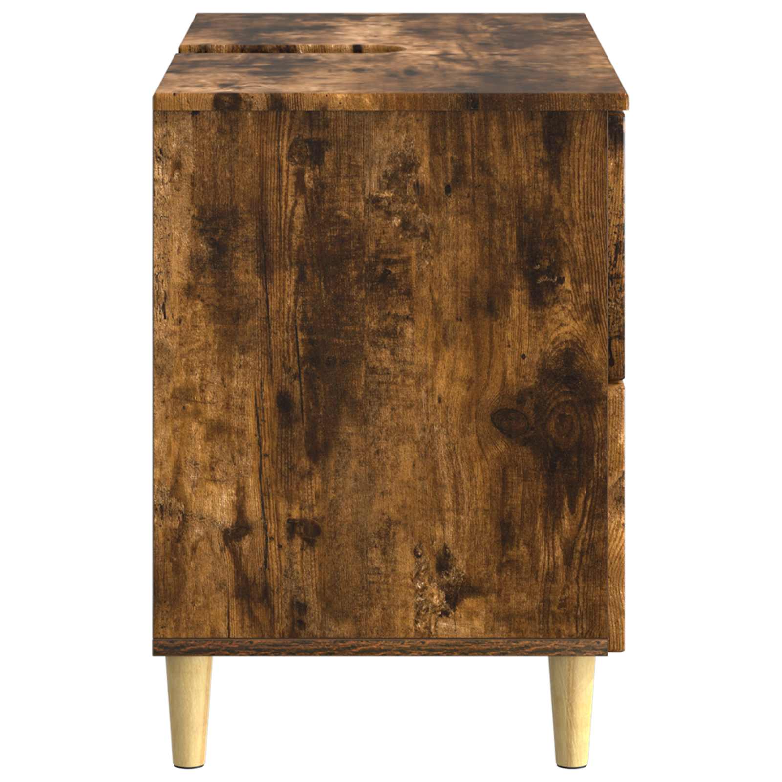 vidaXL Szafka pod umywalkę DELFT Dąb wędzony 82 x 41 x 59 cm