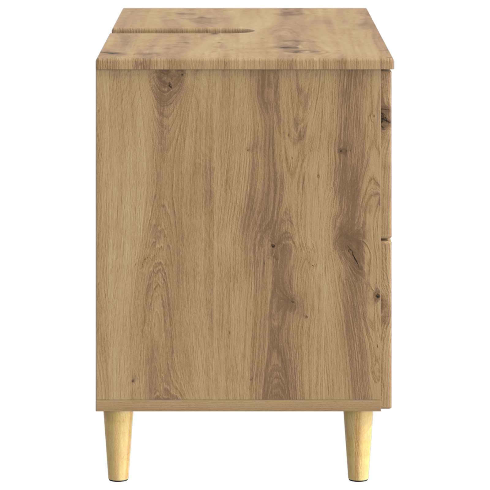 vidaXL Szafka pod umywalkę DELFT Dąb artisan 82 x 41 x 59 cm