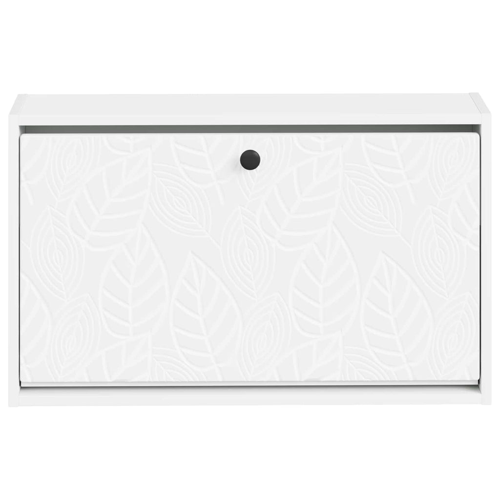 vidaXL Wisząca szafka na buty DELFT 71 x 17 x 43 cm Biały