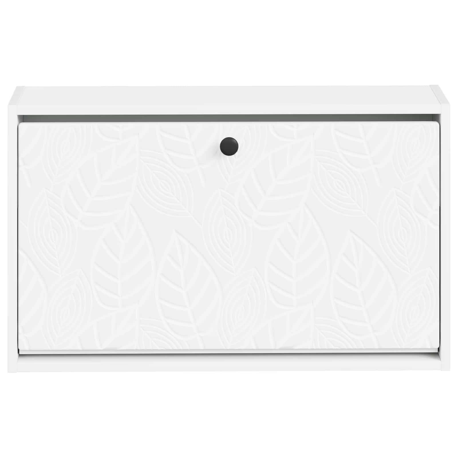 vidaXL Wisząca szafka na buty DELFT 71 x 17 x 43 cm Biały