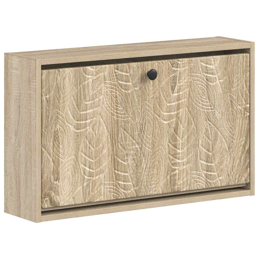 vidaXL Wisząca szafka na buty DELFT 71 x 17 x 43 cm dąb Sonoma