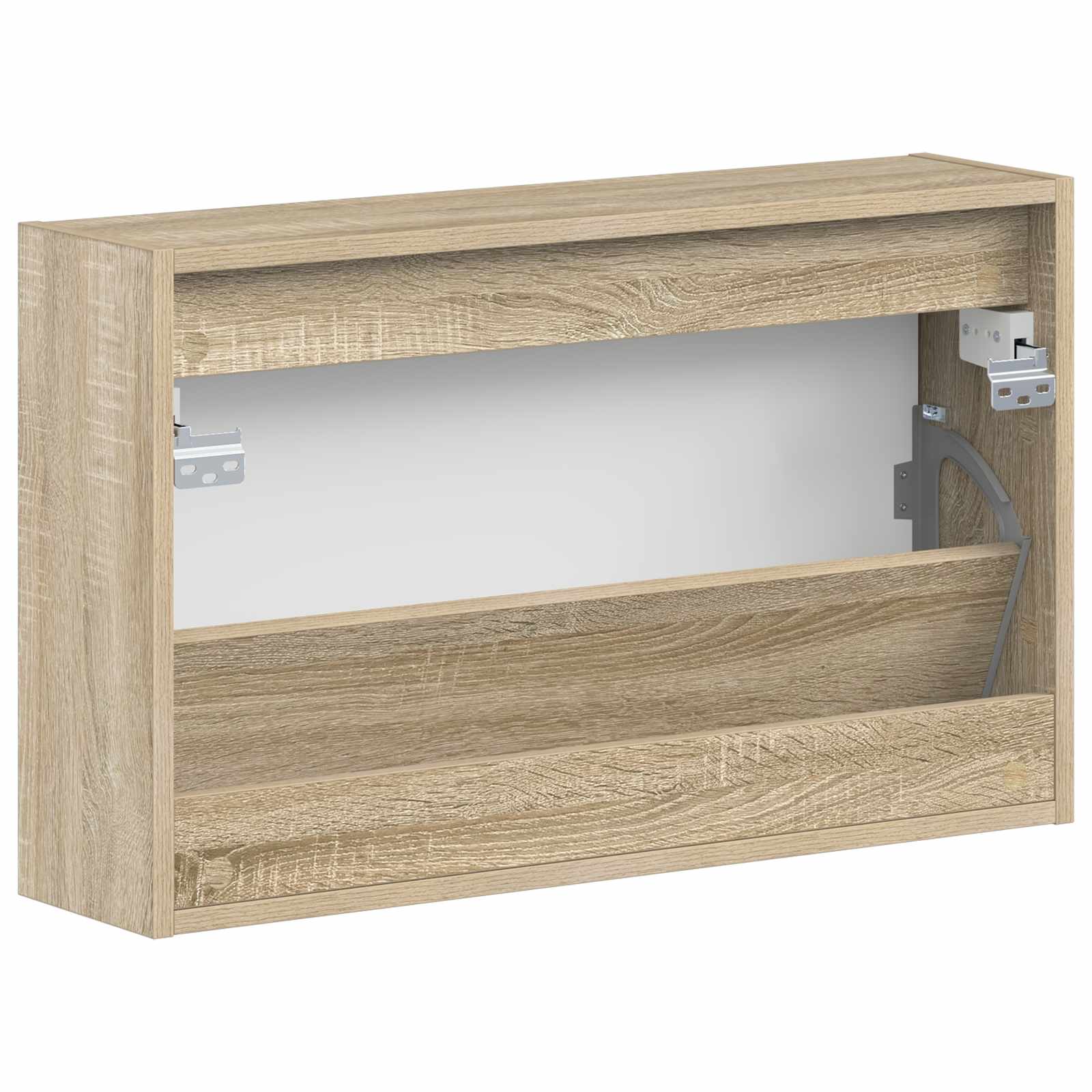 vidaXL Wisząca szafka na buty DELFT 71 x 17 x 43 cm dąb Sonoma