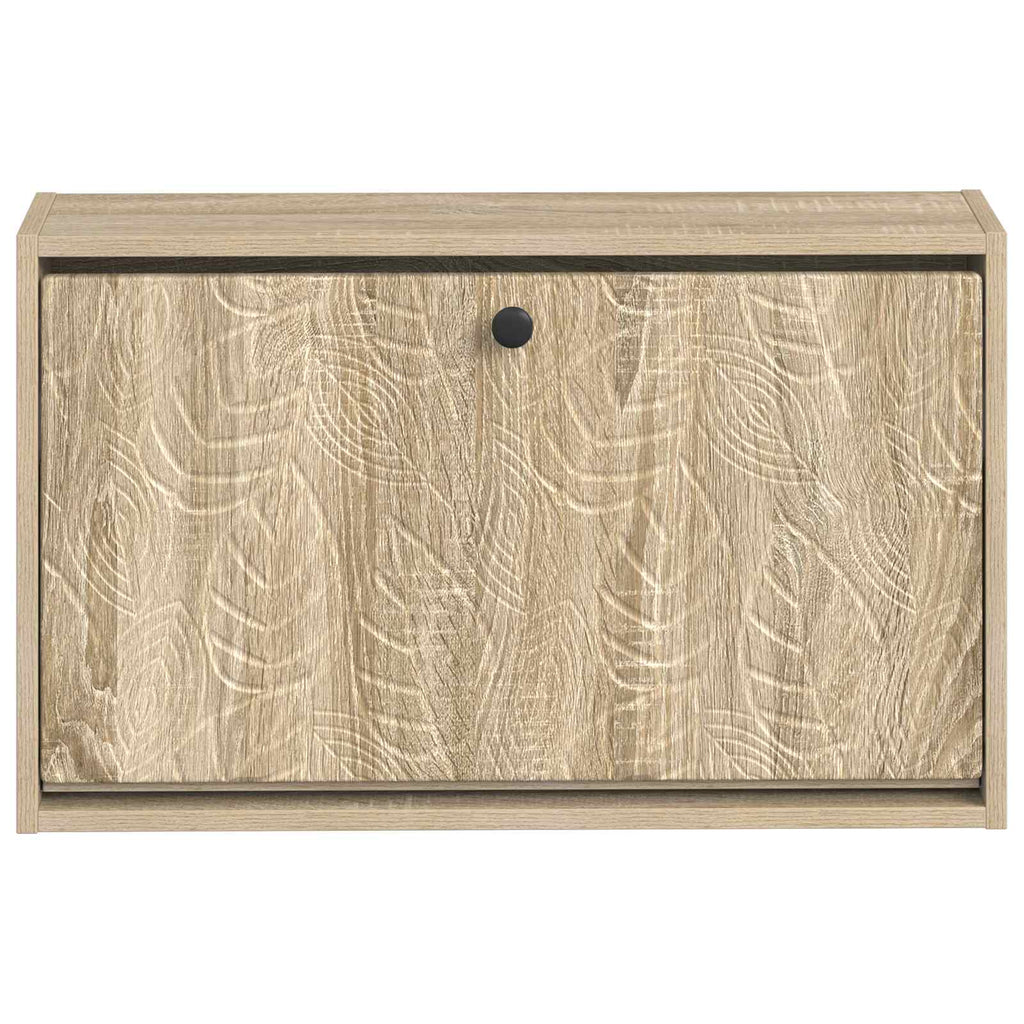 vidaXL Wisząca szafka na buty DELFT 71 x 17 x 43 cm dąb Sonoma