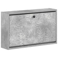 vidaXL Wisząca szafka na buty DELFT 71 x 17 x 43 cm Betonowy szary
