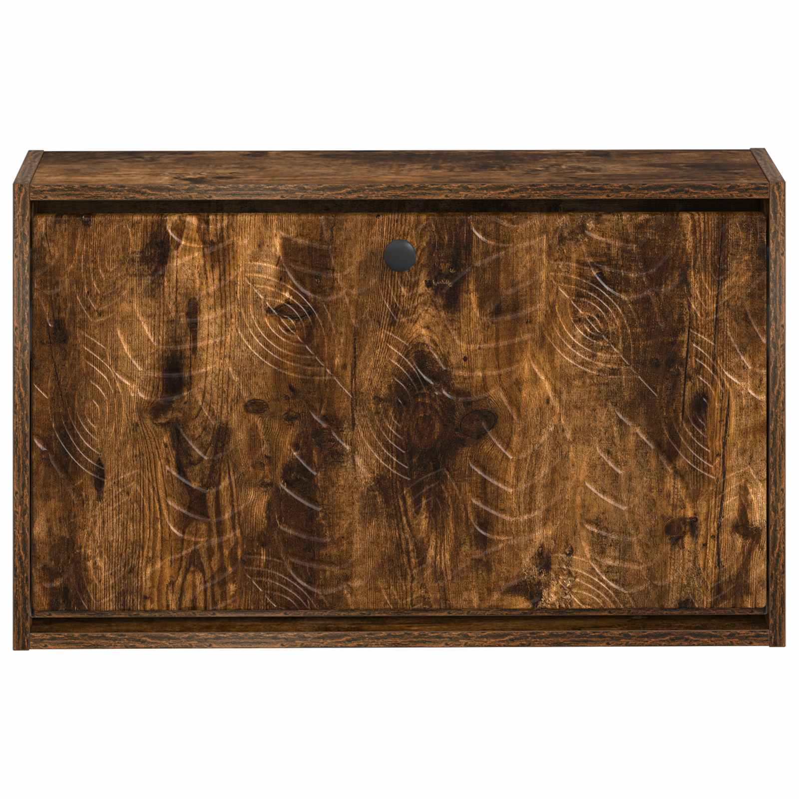 vidaXL Wisząca szafka na buty DELFT 71 x 17 x 43 cm Dąb wędzony
