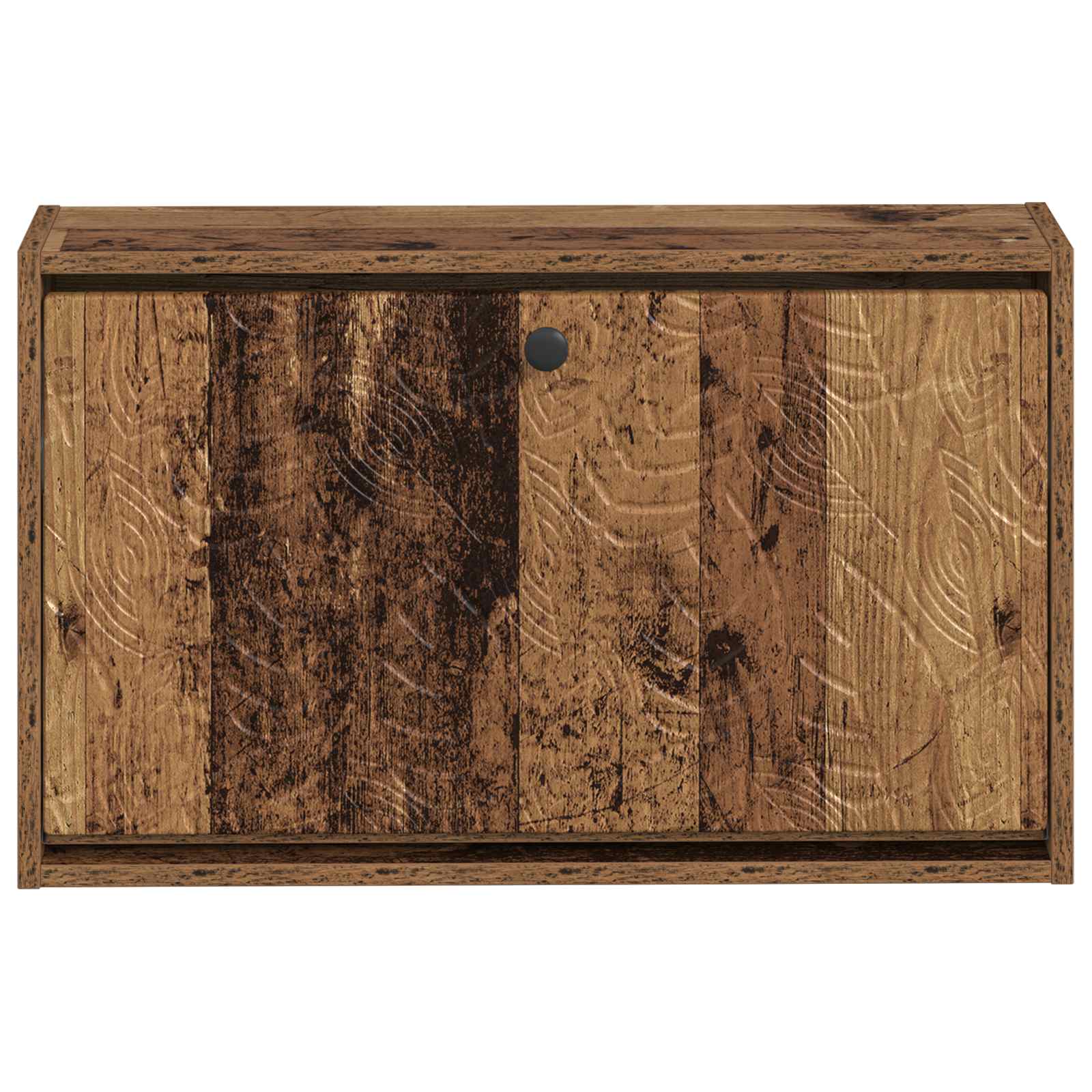 vidaXL Wisząca szafka na buty DELFT 71 x 17 x 43 cm Stare drewno