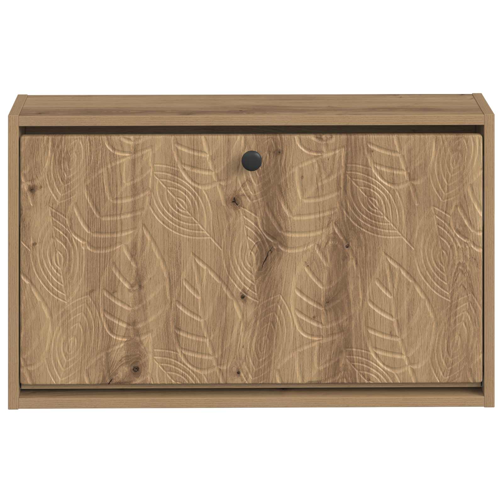vidaXL Wisząca szafka na buty DELFT 71 x 17 x 43 cm Dąb artisan