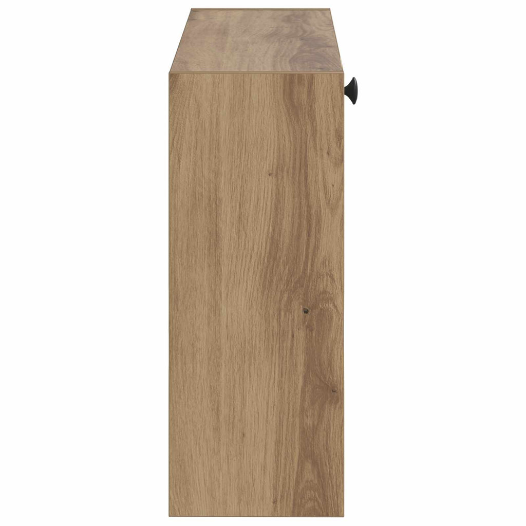 vidaXL Wisząca szafka na buty DELFT 71 x 17 x 43 cm Dąb artisan