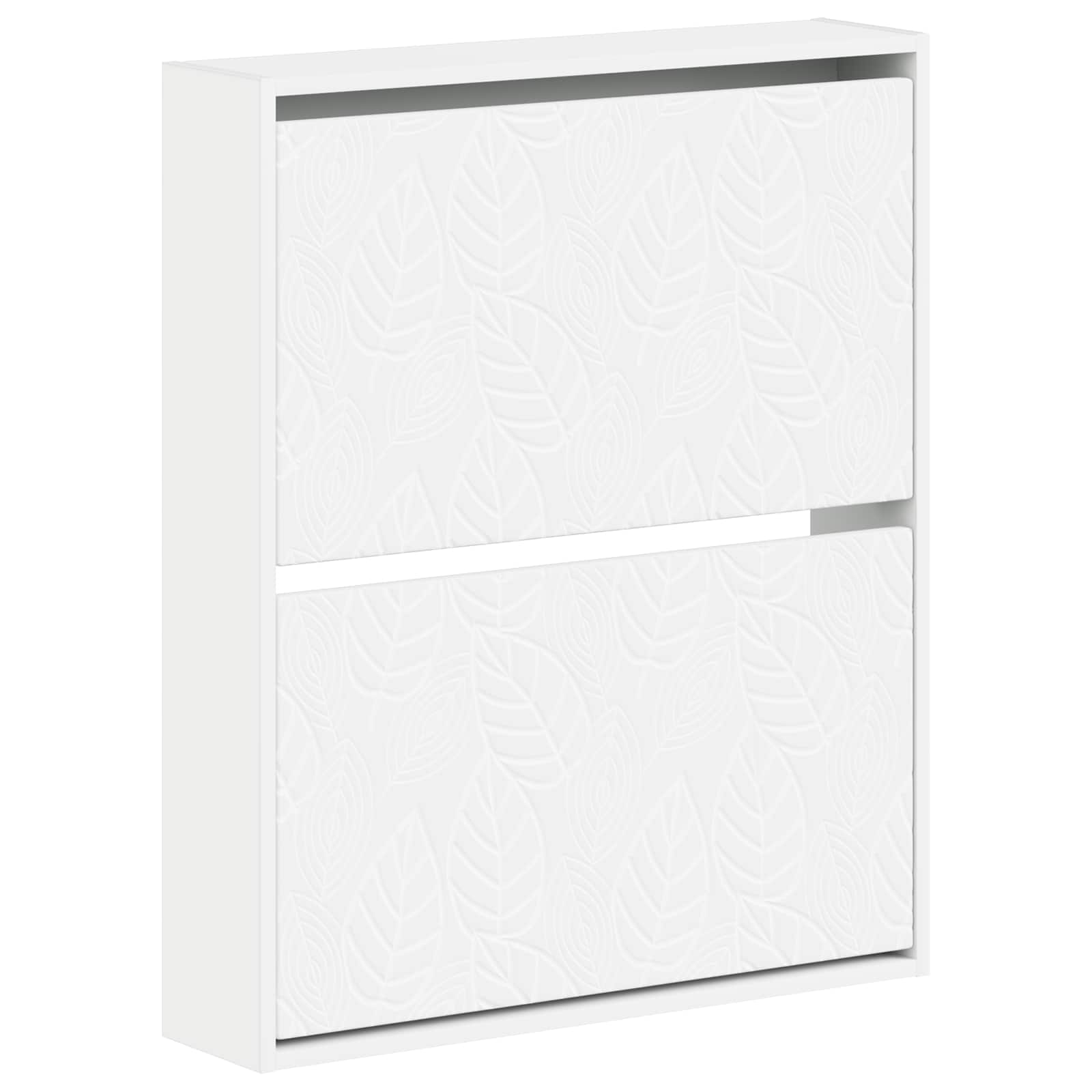 vidaXL Wisząca szafka na buty DELFT 71 x 17 x 86 cm Biały