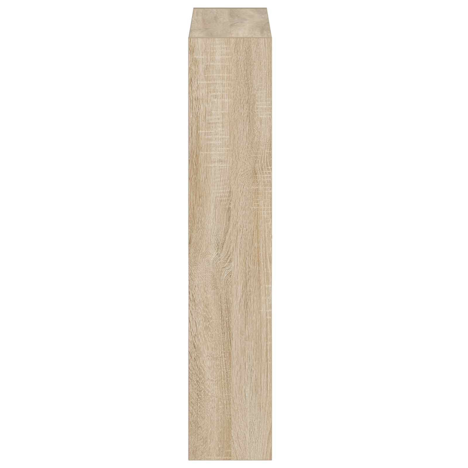 vidaXL Wisząca szafka na buty DELFT 71 x 17 x 86 cm dąb Sonoma