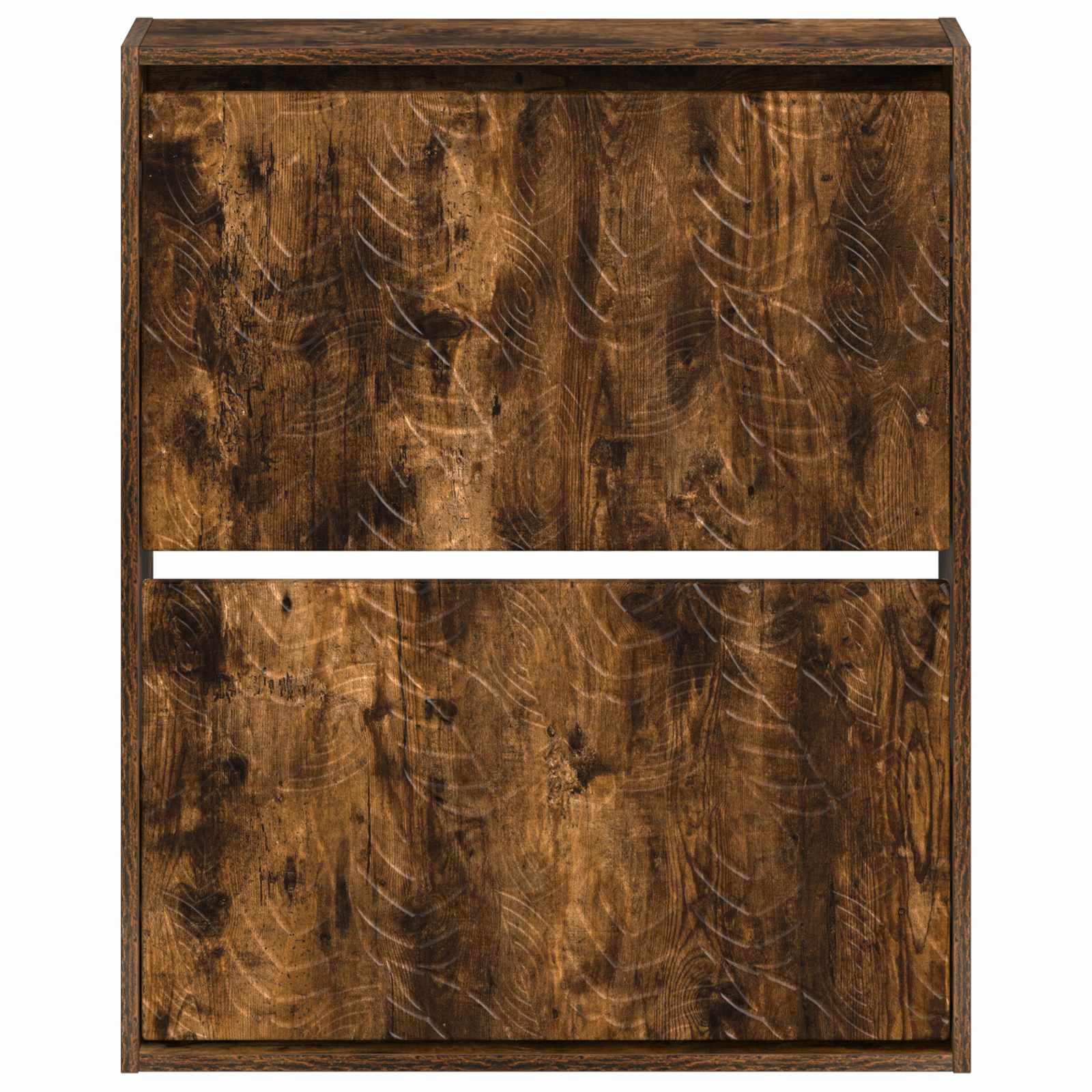 vidaXL Wisząca szafka na buty DELFT 71 x 17 x 86 cm Dąb wędzony