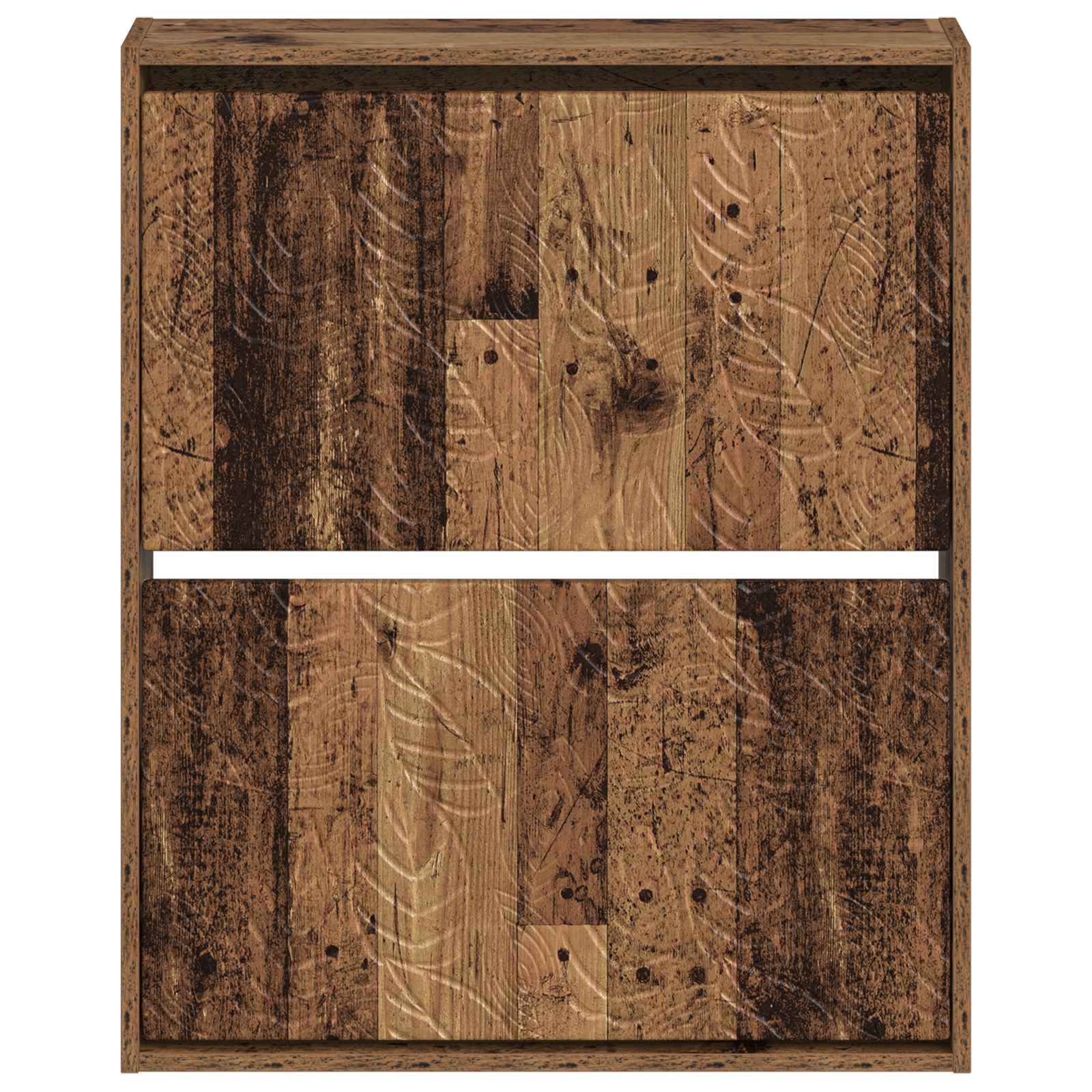 vidaXL Wisząca szafka na buty DELFT 71 x 17 x 86 cm Stare drewno