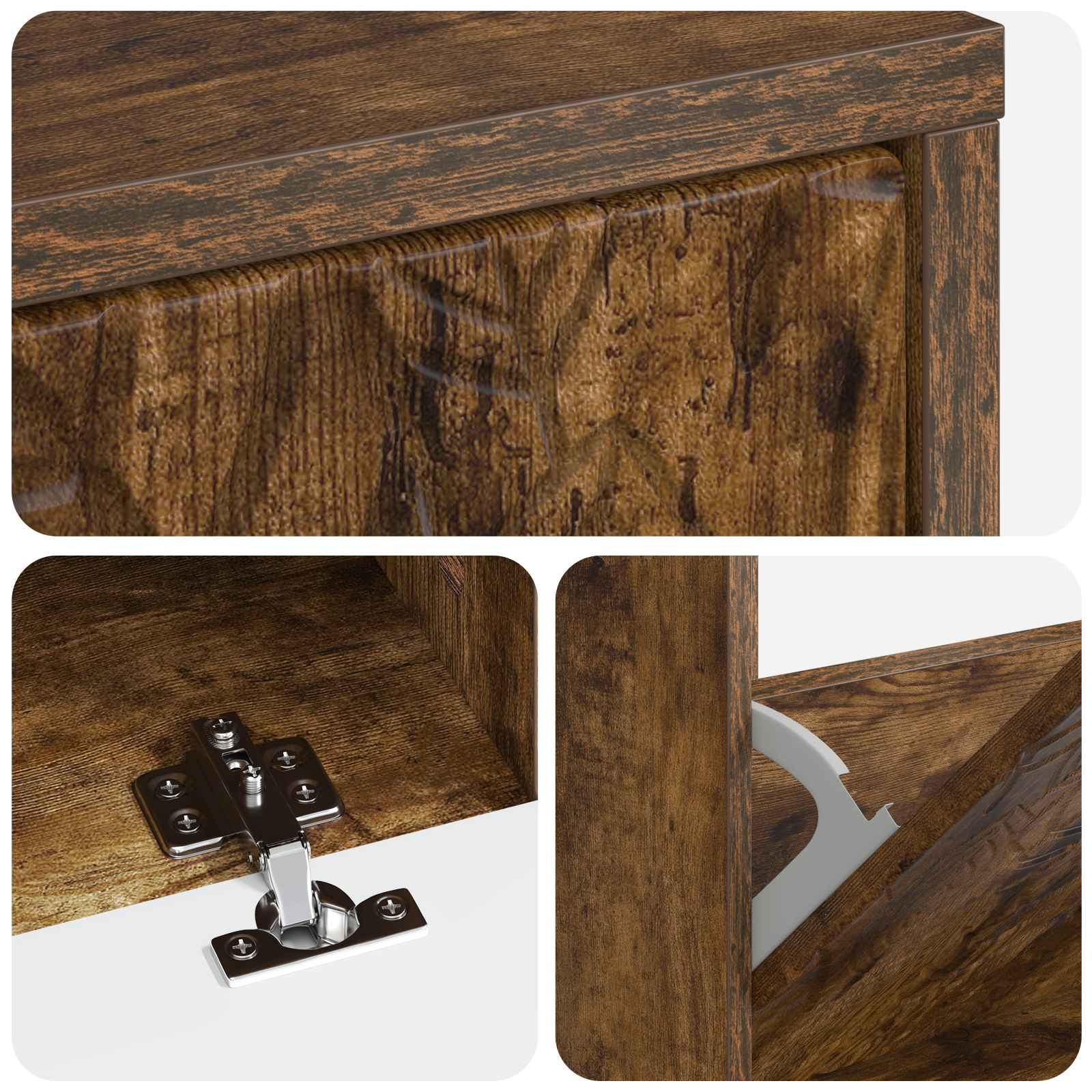 vidaXL Szafka na buty DELFT 78 x 24 x 103 cm Drewno inżynieryjne