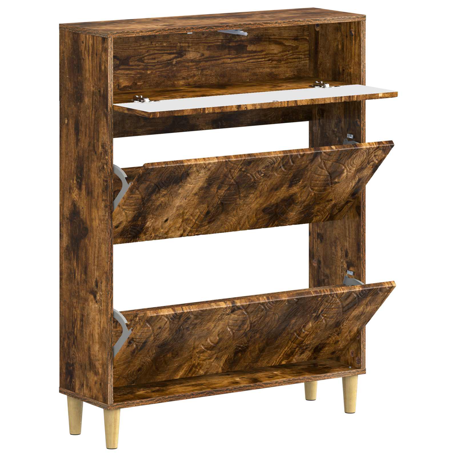 vidaXL Szafka na buty DELFT 78 x 24 x 103 cm Drewno inżynieryjne