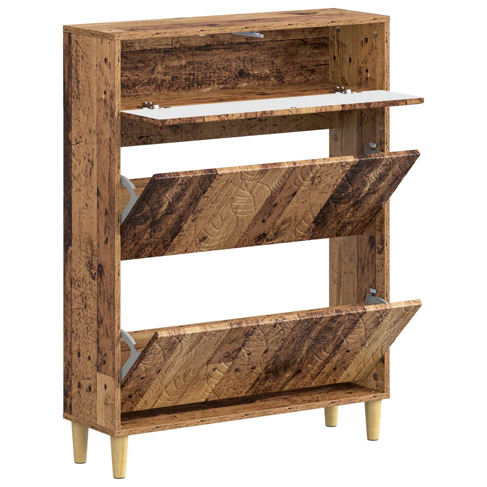vidaXL Szafka na buty DELFT 78 x 24 x 103 cm Drewno inżynieryjne