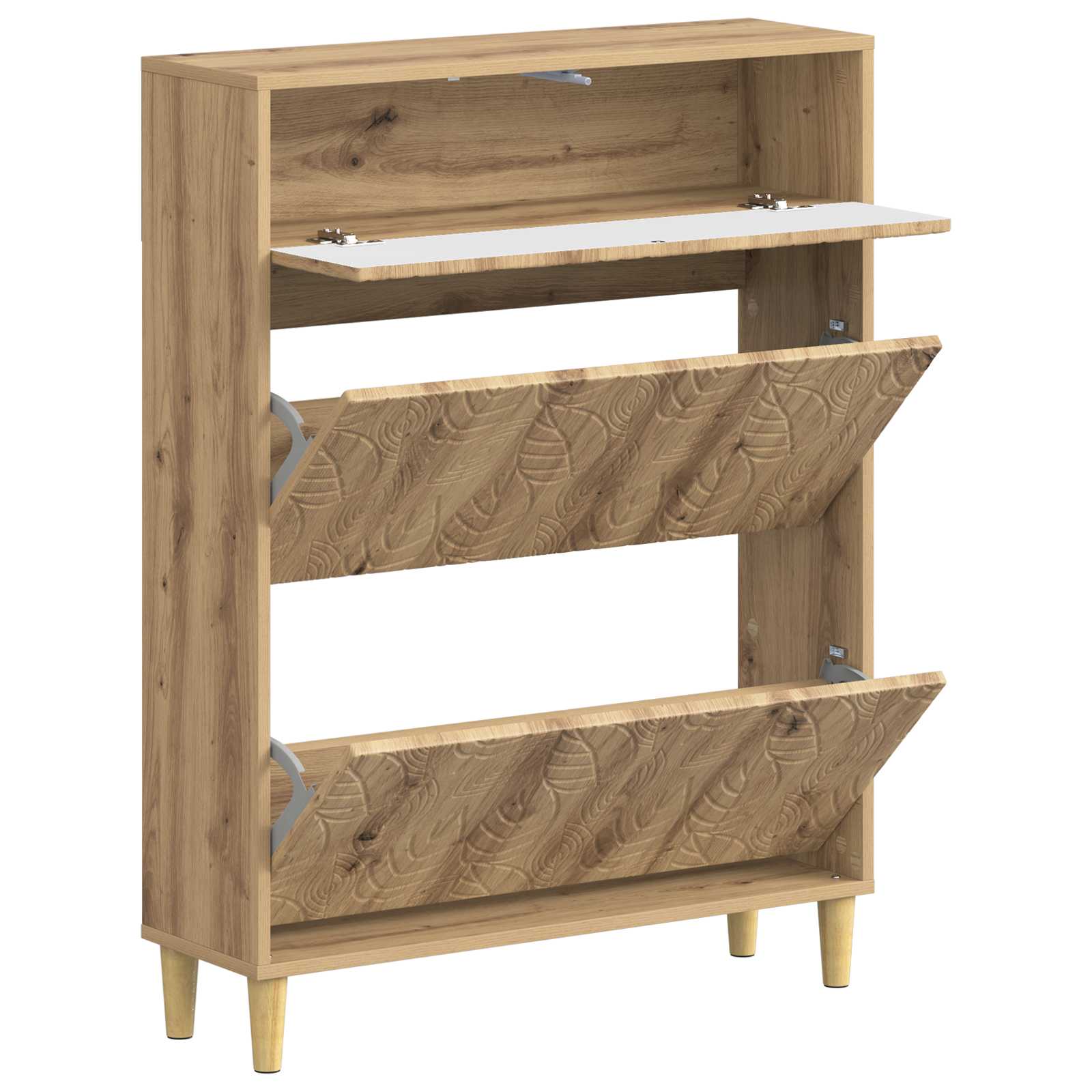 vidaXL Szafka na buty DELFT 78 x 24 x 103 cm Drewno inżynieryjne