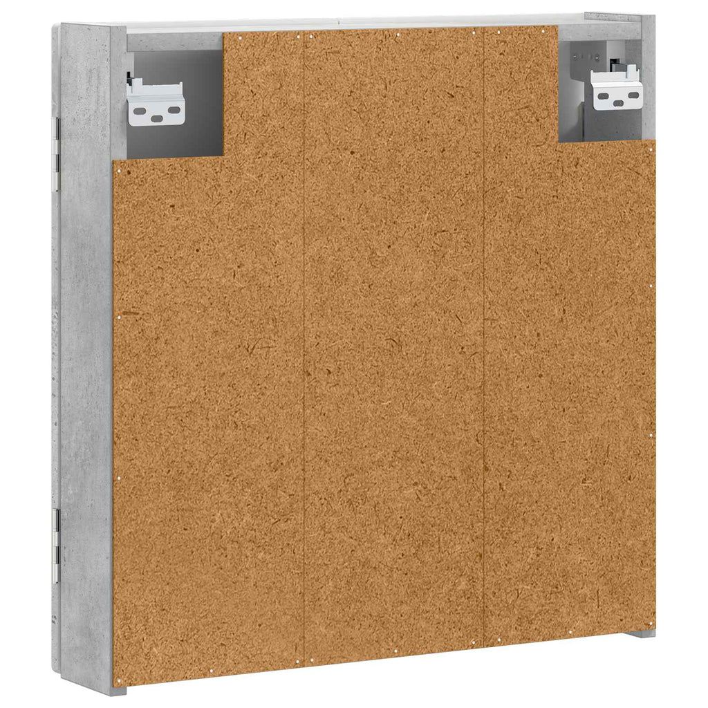 vidaXL Szafka na tarczę do rzutków DELFT Betonowy szary