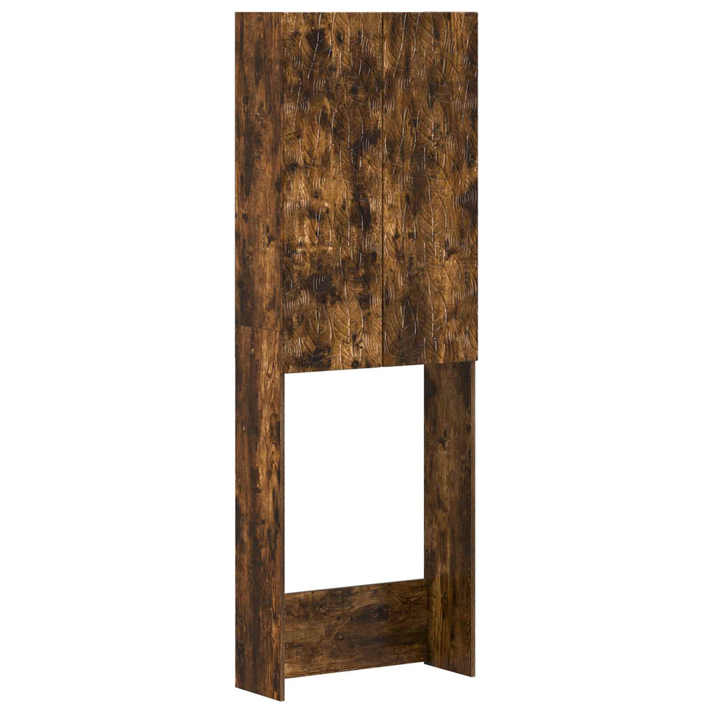 vidaXL Szafka toaletowa DELFT Dąb wędzony 66 x 25,5 x 190 cm