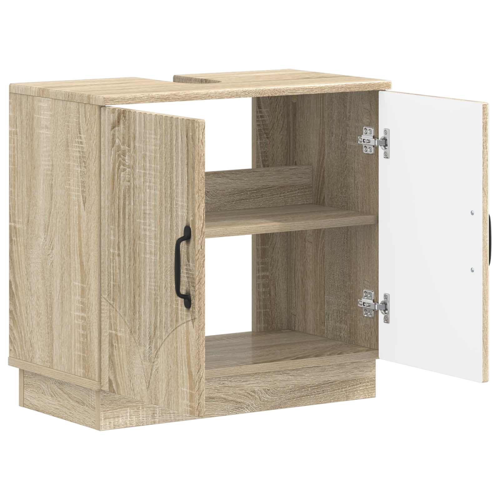 vidaXL Szafka pod umywalkę HOORN dąb Sonoma 59,5 x 31,5 x 56 cm