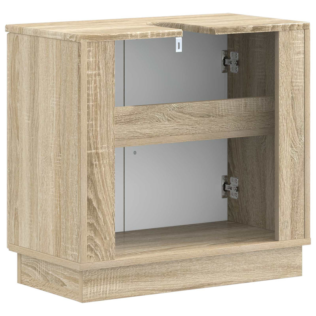 vidaXL Szafka pod umywalkę HOORN dąb Sonoma 59,5 x 31,5 x 56 cm