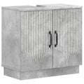 vidaXL Szafka pod umywalkę HOORN Betonowy szary 59,5 x 31,5 x 56 cm