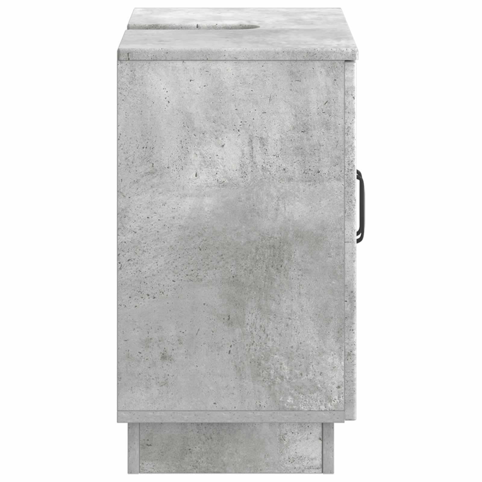 vidaXL Szafka pod umywalkę HOORN Betonowy szary 59,5 x 31,5 x 56 cm
