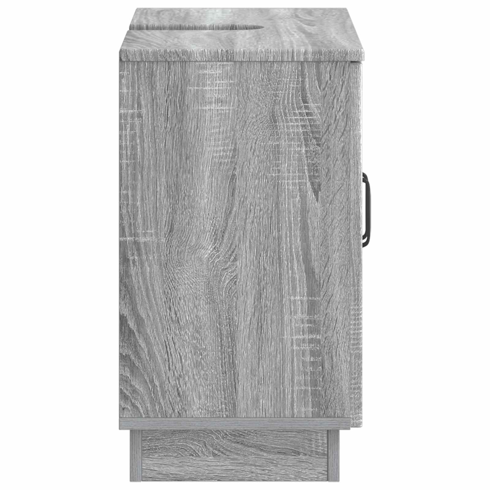 vidaXL Szafka pod umywalkę HOORN Szary Sonoma 59,5 x 31,5 x 56 cm