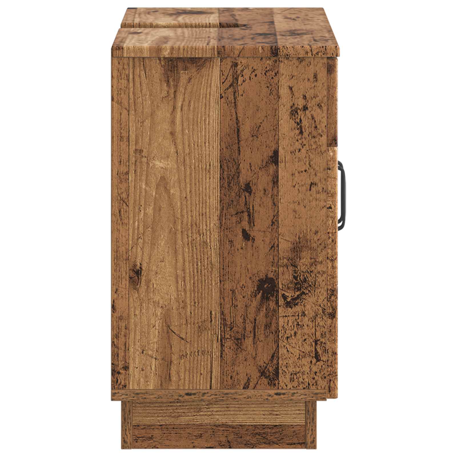 vidaXL Szafka pod umywalkę HOORN Stare drewno 59,5 x 31,5 x 56 cm