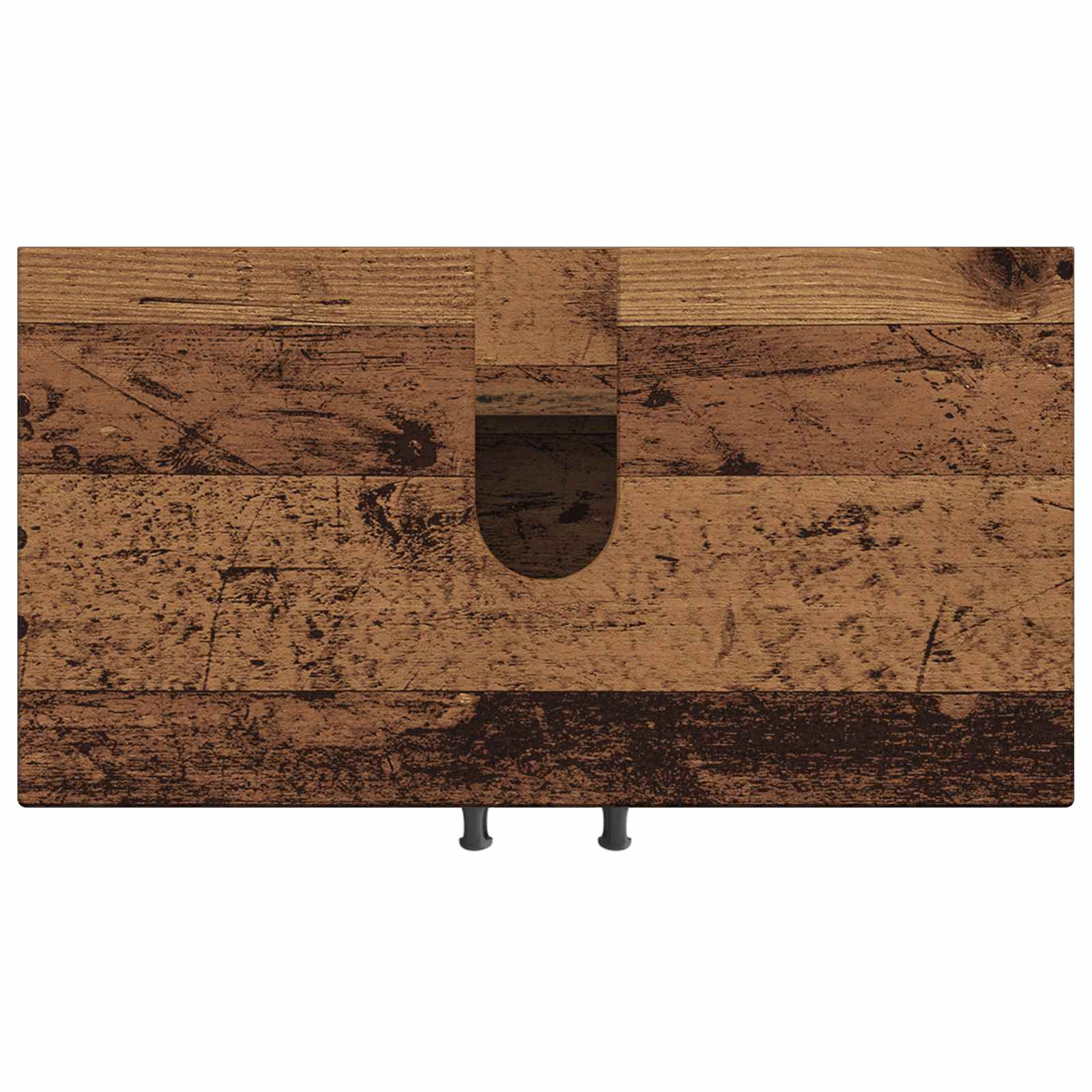 vidaXL Szafka pod umywalkę HOORN Stare drewno 59,5 x 31,5 x 56 cm