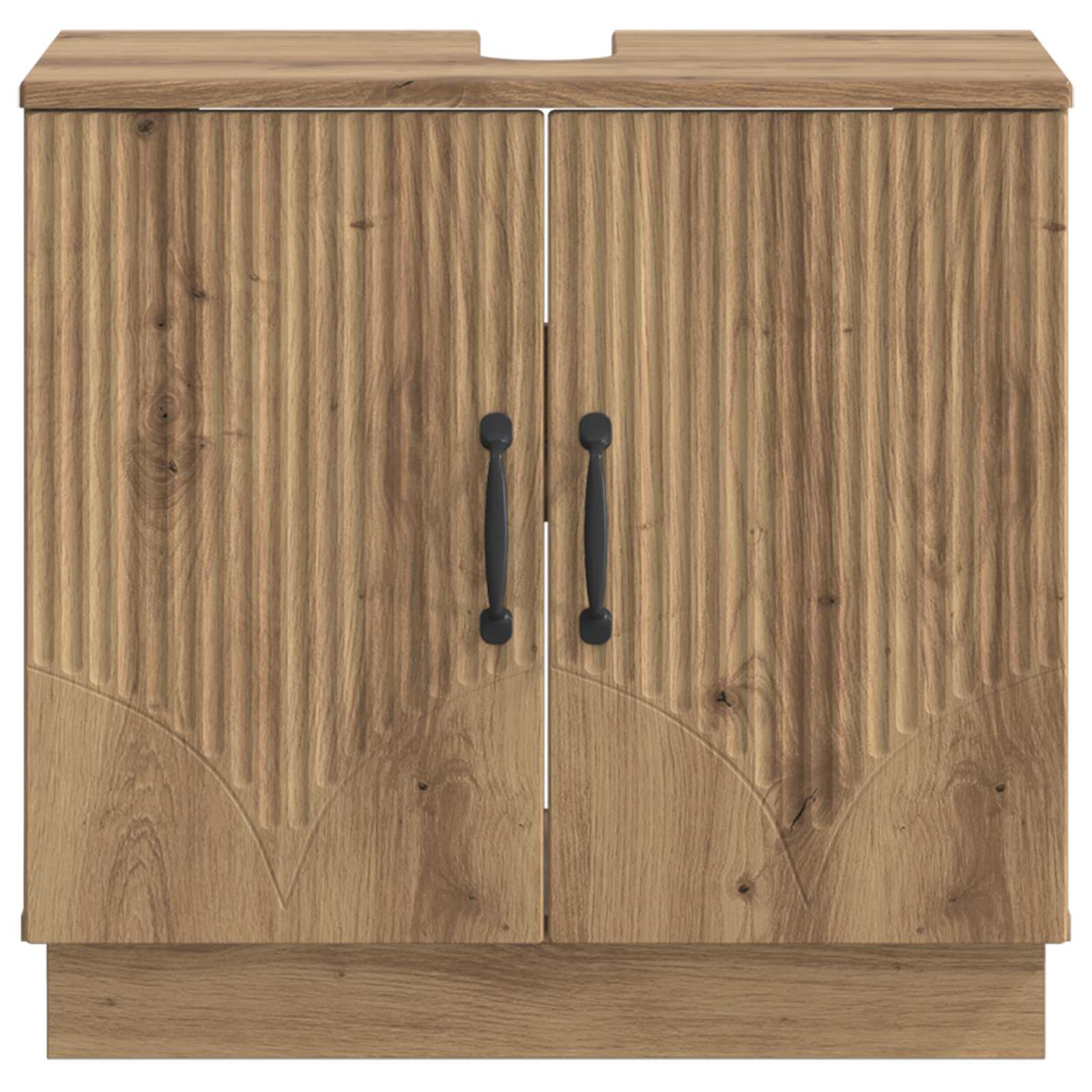 vidaXL Szafka pod umywalkę HOORN Dąb artisan 59,5 x 31,5 x 56 cm