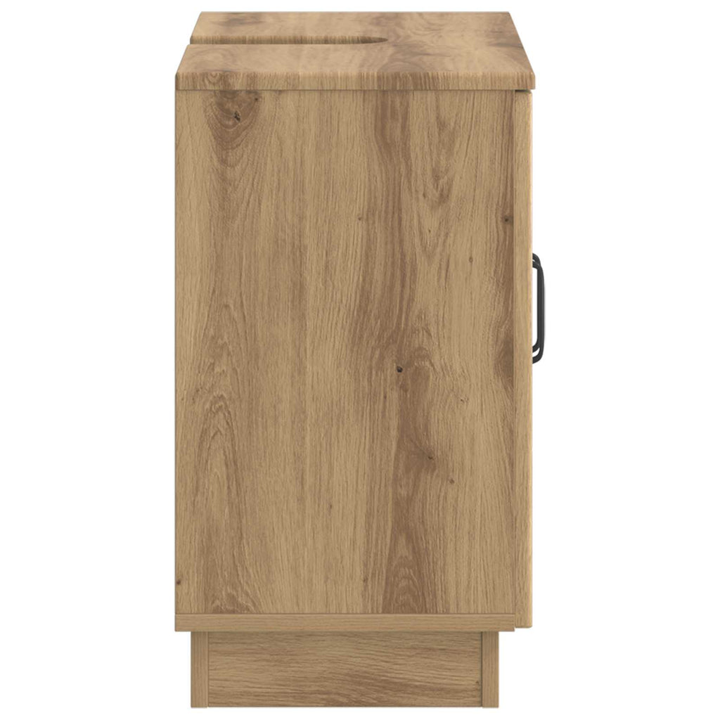 vidaXL Szafka pod umywalkę HOORN Dąb artisan 59,5 x 31,5 x 56 cm