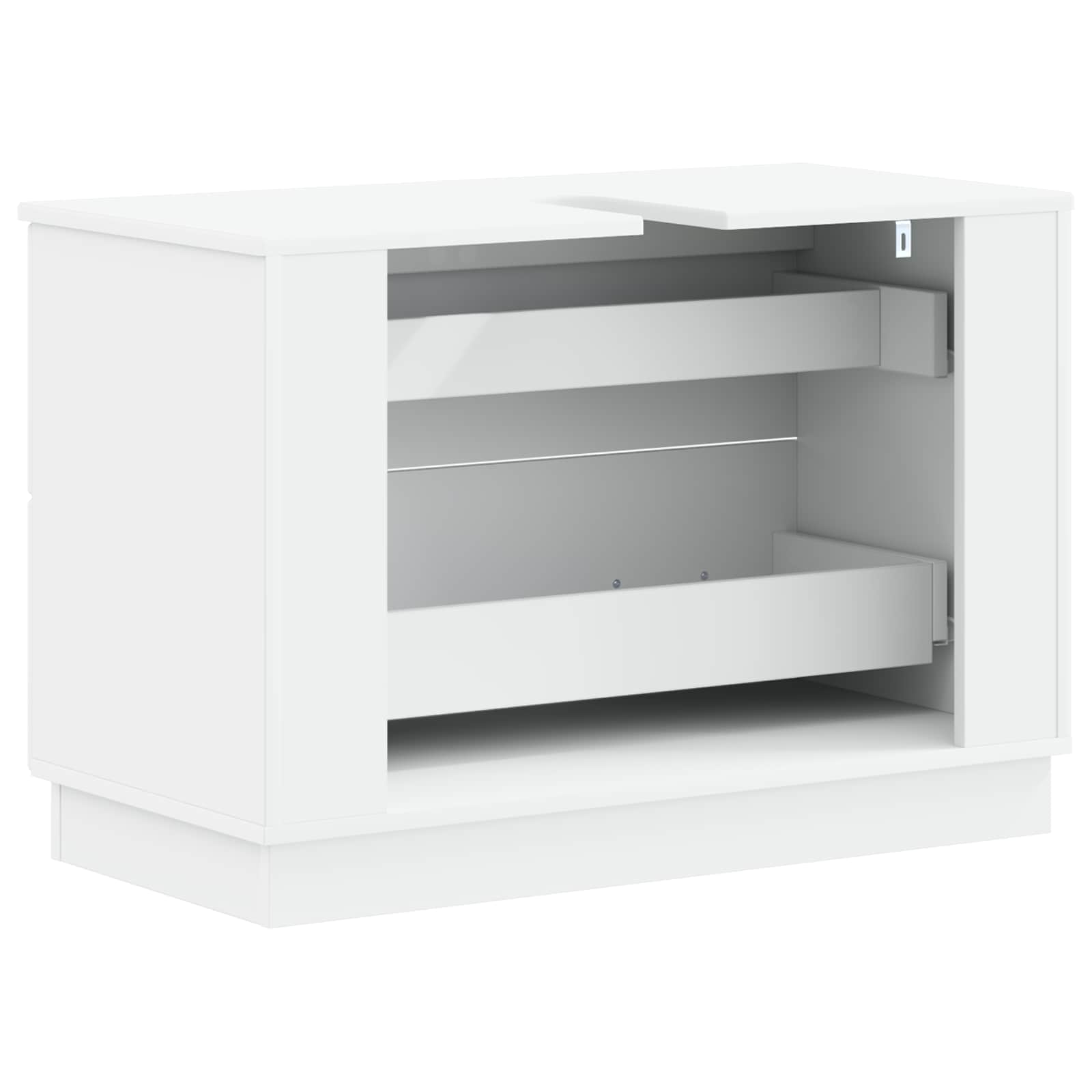 vidaXL Szafka pod umywalkę HOORN Biały 82 x 41 x 56 cm