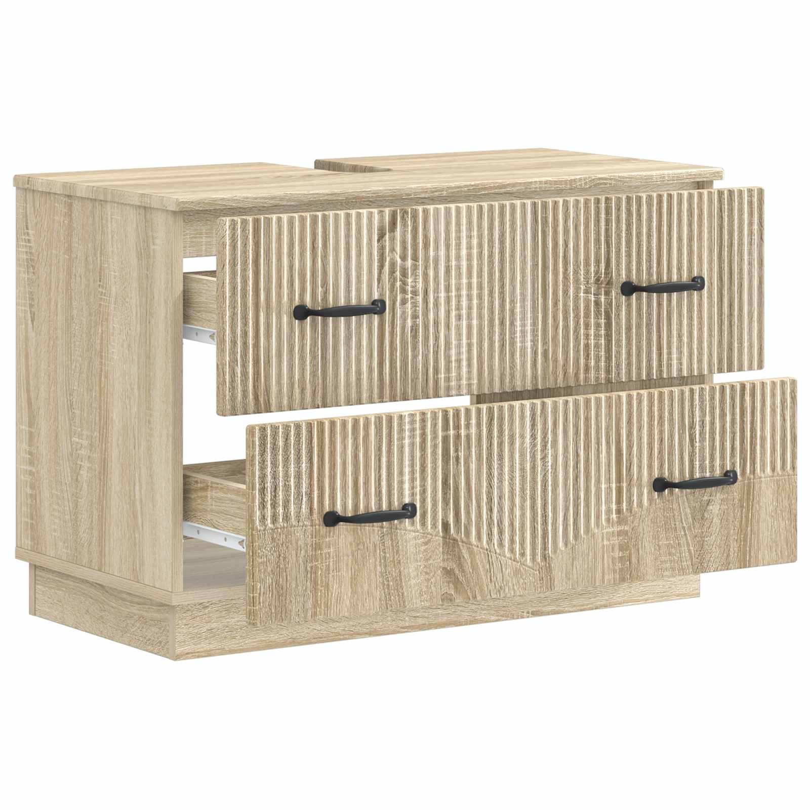 vidaXL Szafka pod umywalkę HOORN dąb Sonoma 82 x 41 x 56 cm