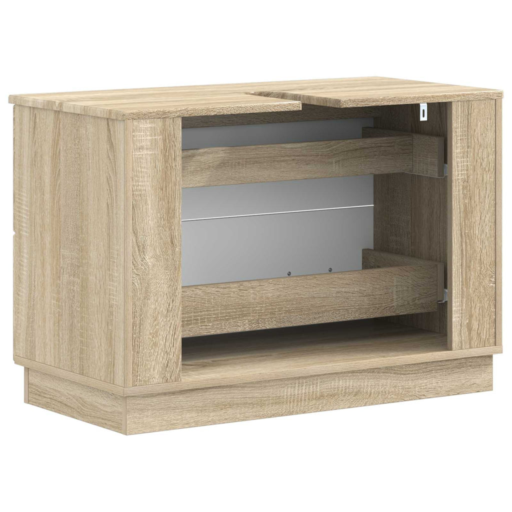 vidaXL Szafka pod umywalkę HOORN dąb Sonoma 82 x 41 x 56 cm