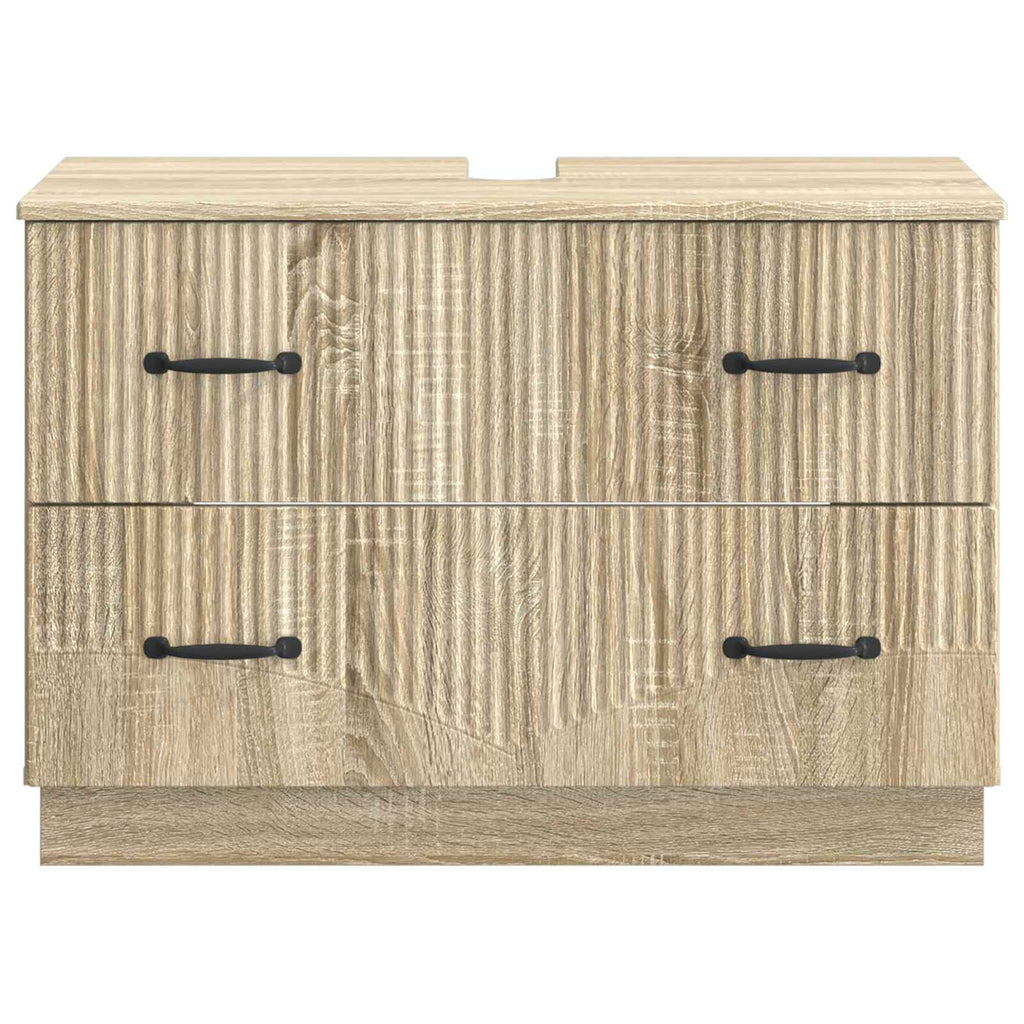 vidaXL Szafka pod umywalkę HOORN dąb Sonoma 82 x 41 x 56 cm