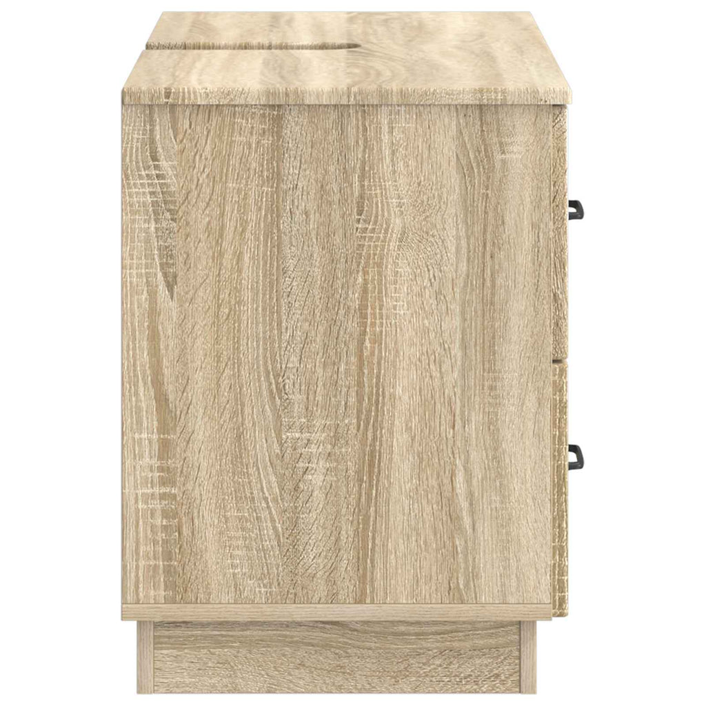 vidaXL Szafka pod umywalkę HOORN dąb Sonoma 82 x 41 x 56 cm