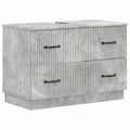 vidaXL Szafka pod umywalkę HOORN Betonowy szary 82 x 41 x 56 cm