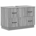 vidaXL Szafka pod umywalkę HOORN Szary Sonoma 82 x 41 x 56 cm