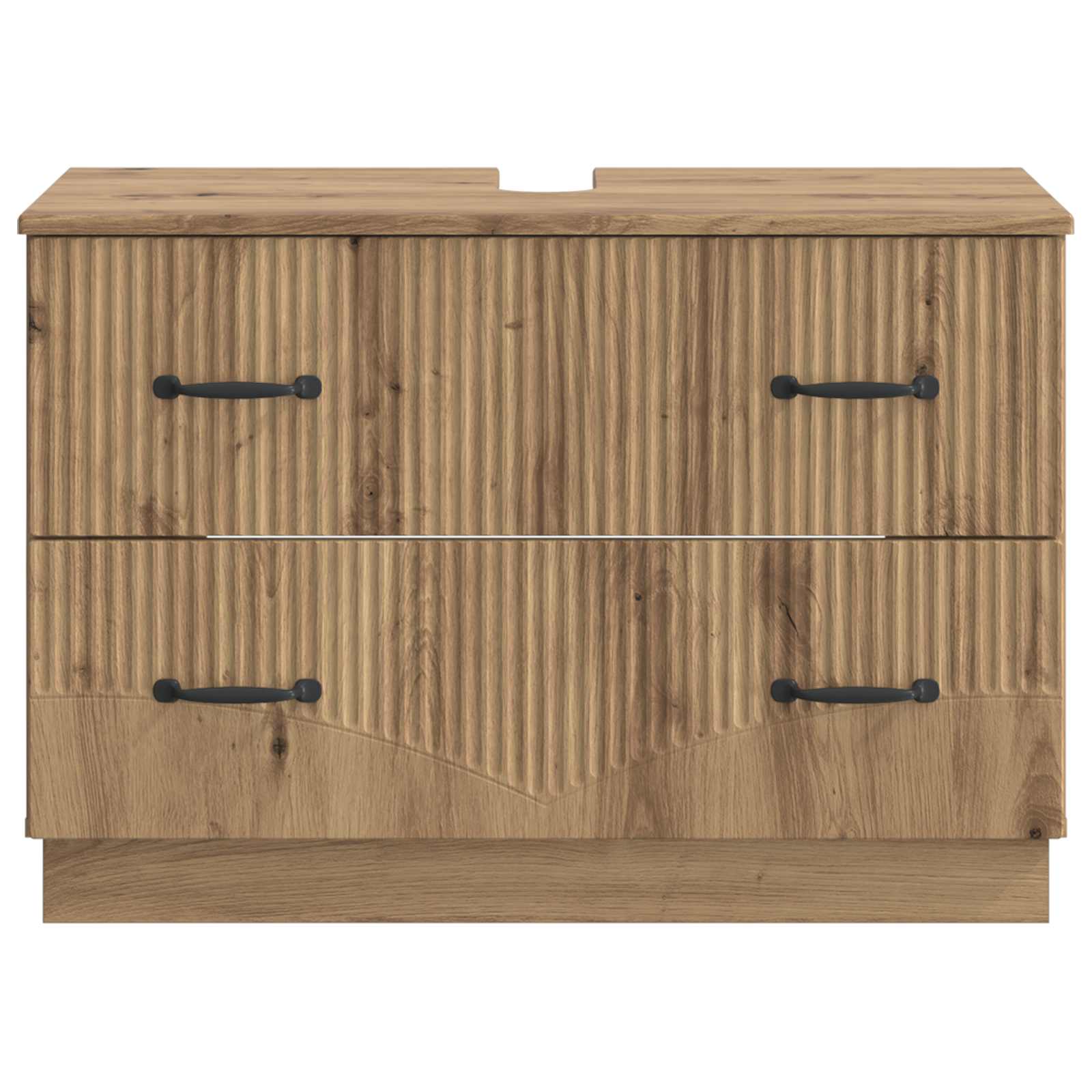 vidaXL Szafka pod umywalkę HOORN Dąb artisan 82 x 41 x 56 cm