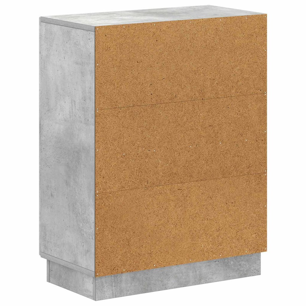 vidaXL Szafka Łazienkowa HOORN Betonowy szary 59,5 x 31 x 77 cm