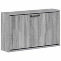 vidaXL Wisząca szafka na buty HOORN 71 x 17 x 43 cm Szary Sonoma