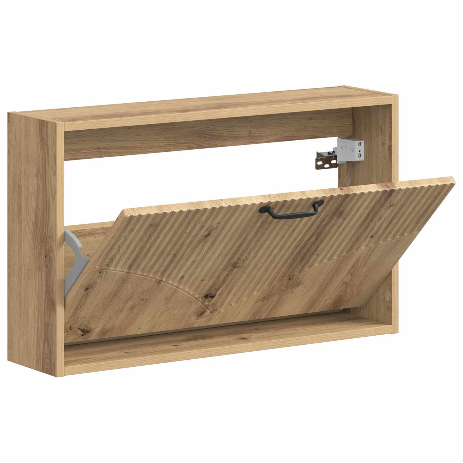 vidaXL Wisząca szafka na buty HOORN 71 x 17 x 43 cm Dąb artisan