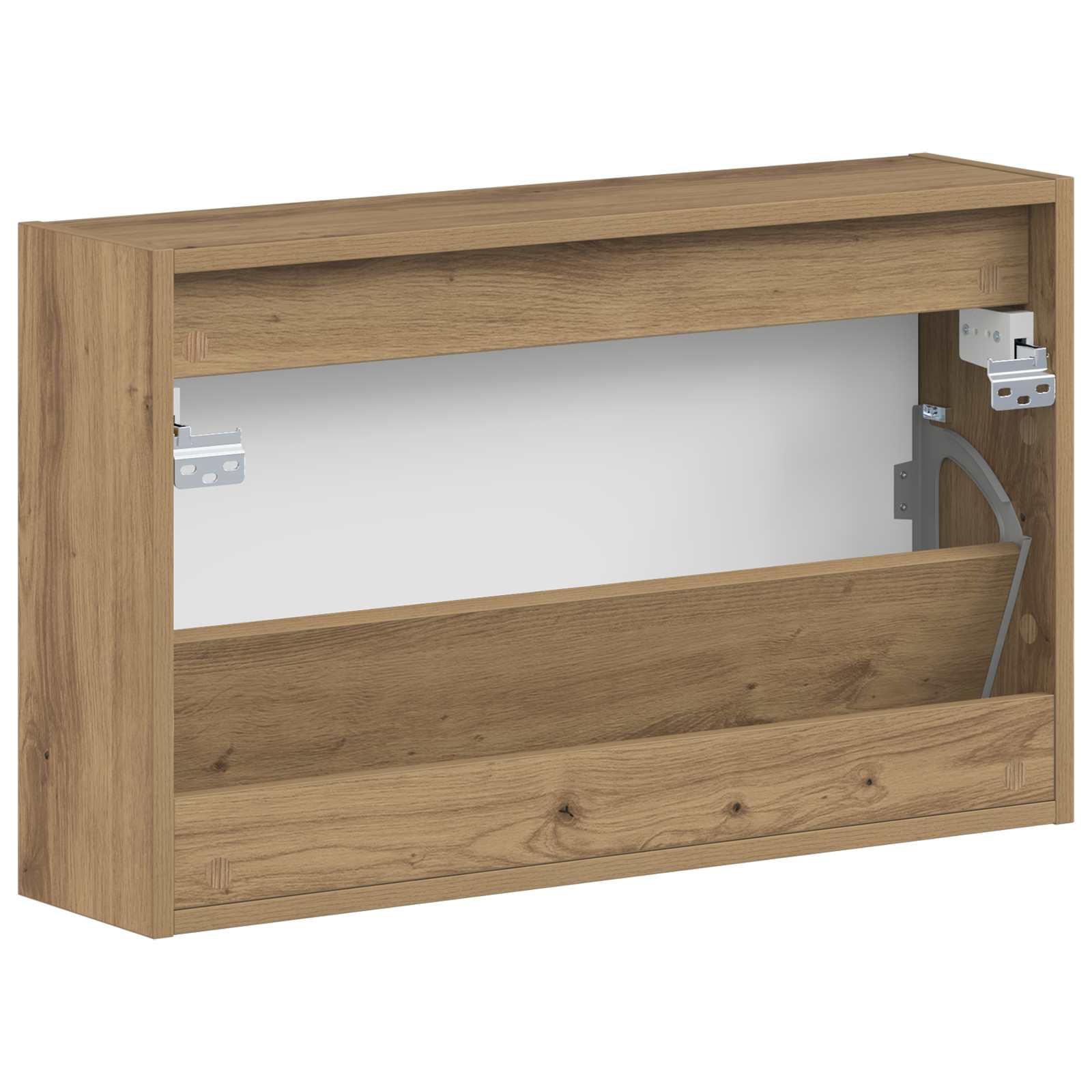 vidaXL Wisząca szafka na buty HOORN 71 x 17 x 43 cm Dąb artisan