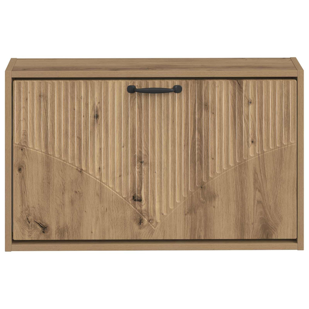 vidaXL Wisząca szafka na buty HOORN 71 x 17 x 43 cm Dąb artisan