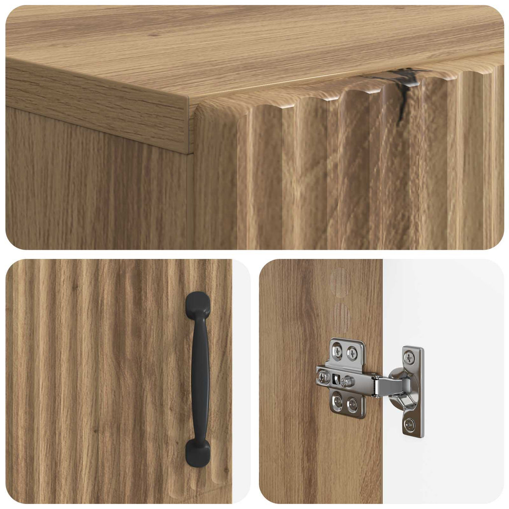 vidaXL Szafka na buty HOORN 59,5 x 39,5 x 87 cm Drewno inżynieryjne