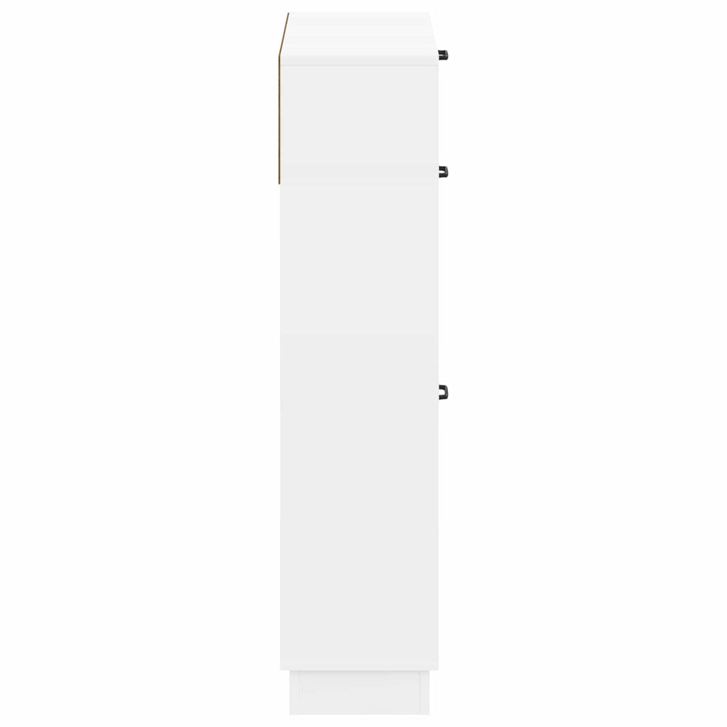 vidaXL Szafka na buty HOORN 78 x 24 x 100 cm Drewno inżynieryjne Biały