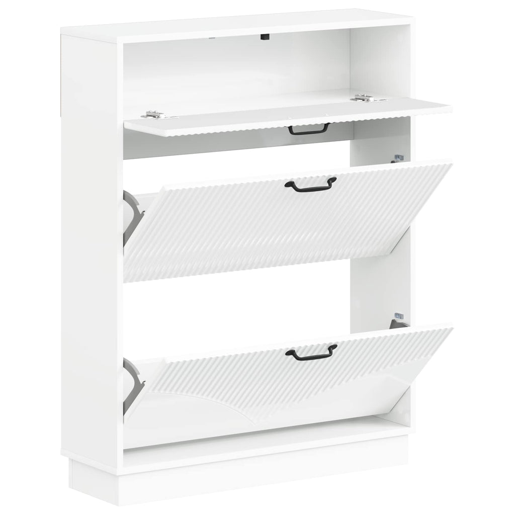 vidaXL Szafka na buty HOORN 78 x 24 x 100 cm Drewno inżynieryjne