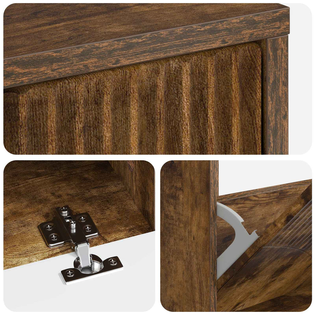 vidaXL Szafka na buty HOORN 78 x 24 x 100 cm Drewno inżynieryjne