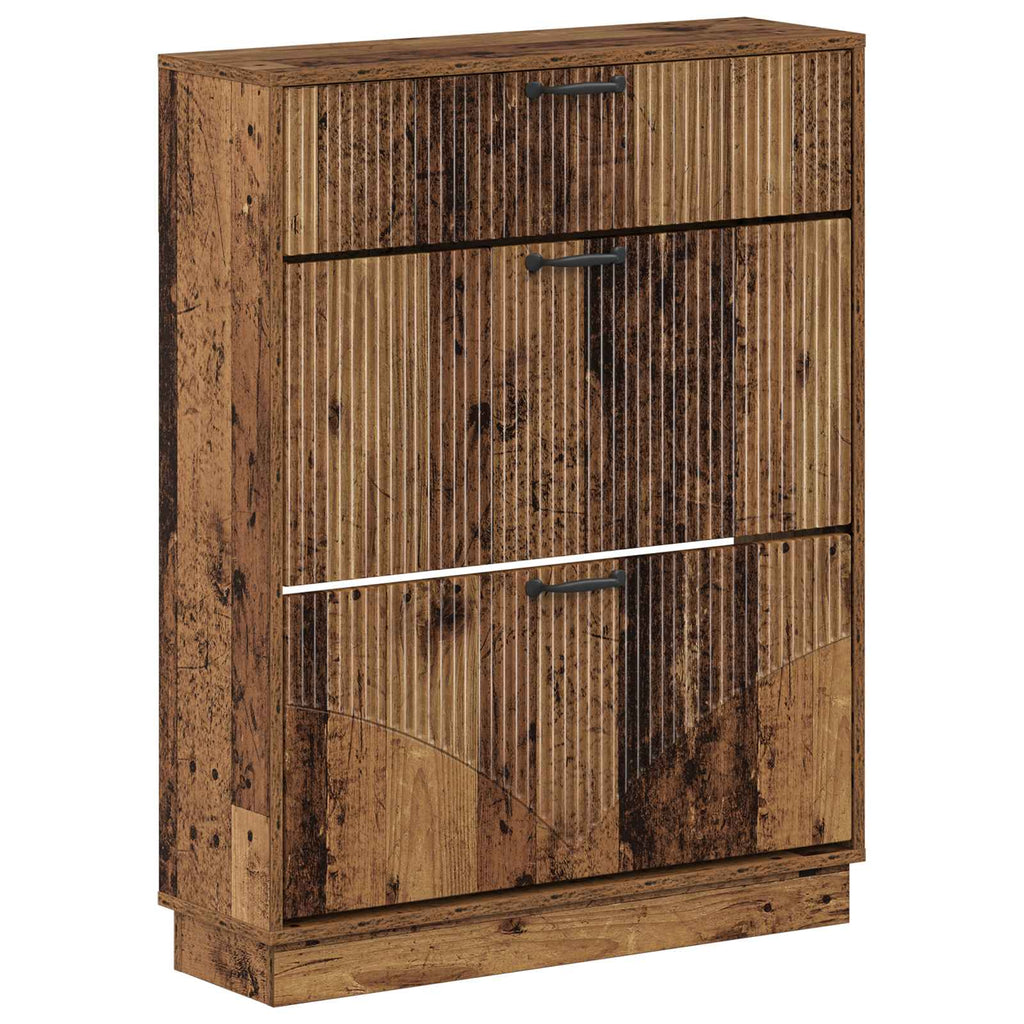 vidaXL Szafka na buty HOORN 78 x 24 x 100 cm Drewno inżynieryjne