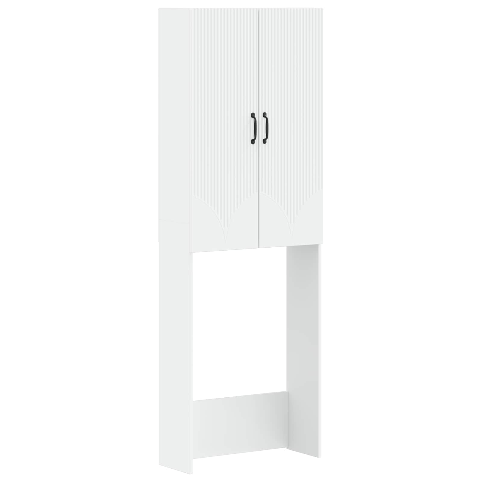 vidaXL Szafka toaletowa HOORN Biały 66 x 25,5 x 190 cm